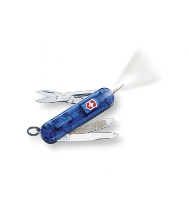 Victorinox 0.6226.t2 Couteau Signature Lite 5,8 cm Bakélite Bleu translucide