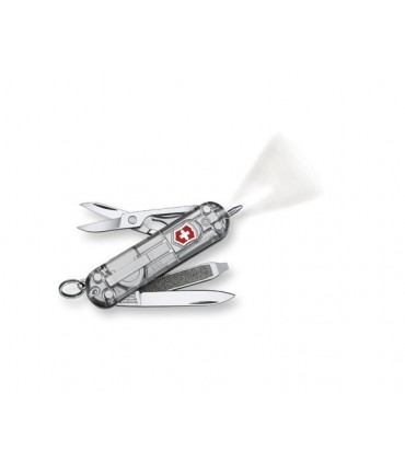 Victorinox 0.6226.t7 Couteau Signature Lite 5,8 cm Bakélite Argenté translucide