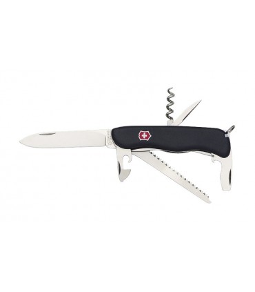 Victorinox 0.8363.3 Couteau Forester 11,1 cm Bi-matière Noir