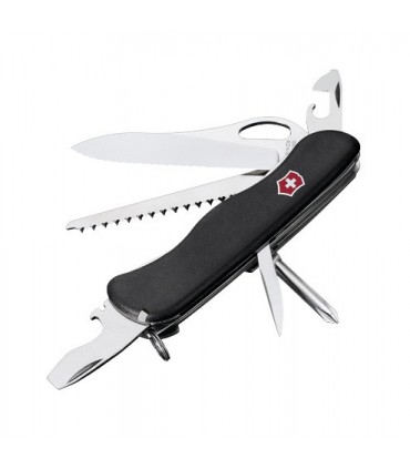 Victorinox 0.8463.mw3 Couteau Trail master 11,1 cm Bi-matière Noir