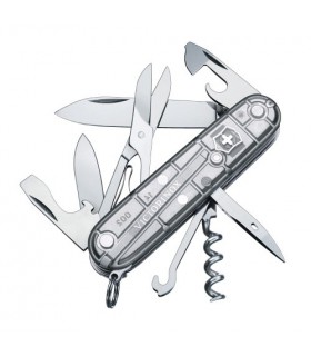 Victorinox 1.3603.t7 Couteau Spartan Silvertech 9 cm Bakélite Gris argenté translucide