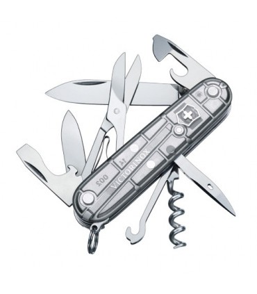 Victorinox 1.3603.t7 Couteau Spartan Silvertech 9 cm Bakélite Gris argenté translucide
