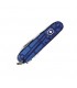 Victorinox 1.3713.t2 Couteau Hunstman 9 cm Bakélite Bleu translucide