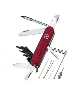 Victorinox 1.7605.t Couteau Cyber tool 9 cm Bakélite Rouge translucide