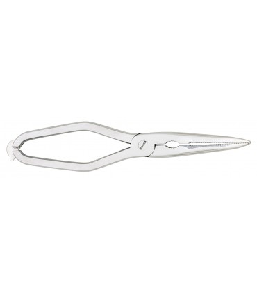 Manufacturer 1163 Pince à homards, inox, à vis et à ressort intérieur.