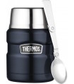 Thermos 123188 Porte-aliments isotherme THERMOS « KING » 0,47 l bleu marine, à double paroi