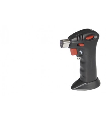 Westmark 1239 Chalumeau de cuisine à gaz, flamme réglable. Système de sécurité. Socle amovible