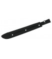 Herbertz 150725 Machette,  lame noire 25 cm acier 420, manche en bois de pacca