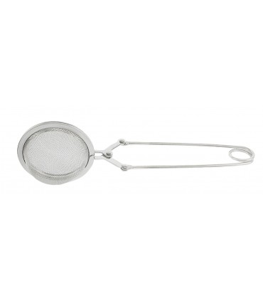 Manufacturer 1533 Pince à thé, en acier inox, diamètre tamis 50 mm
