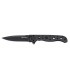 Crkt 1601ks.cr Couteau M16,  lame acier 8Cr13MoV , manche  à trous de 10 cm en inox noir