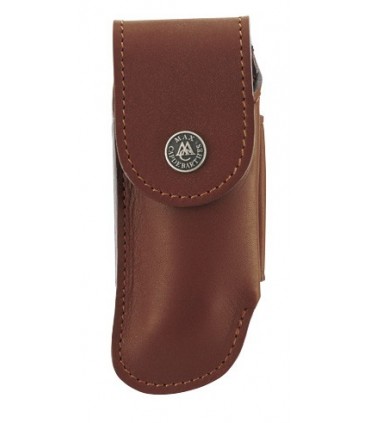 Max Capdebarthes 16812 cuir « Pérou », port horizontal/vertical pour couteaux forts jusqu'à 12 cm de manche.