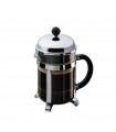 Bodum 1924.16 Cafetiere ChamBord 0,50 l à piston, filtre inox Habillage brillant