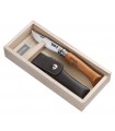 Opinel 1984 Couteau, lame acier carbone de 8,5 cm, manche 11 cm hêtre, virole tournante