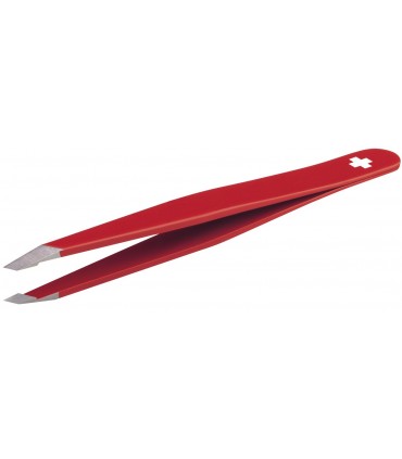 Rubis 1k101 Pince à épiler Swiss line Classic 9,5 cm  Rouge