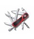 Victorinox 2.3913.sc Couteau, lame inox, manche de  8,5 cm Bi-matière Rouge-Noir