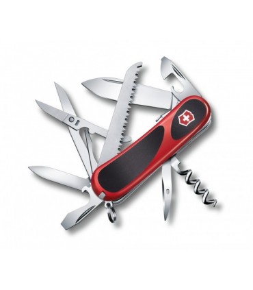 Victorinox 2.3913.sc Couteau, lame inox, manche de  8,5 cm Bi-matière Rouge-Noir