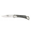 Herbertz 205012 Couteau,  lame acier inox à cran, manche 12 cm noir à clous.