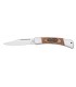 Herbertz 214111 Couteau, lame acier 420 à cran, manche 11 cm pacca marron