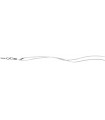 Elless 2200.b Cordon sifflet 39 cm nylon blanc