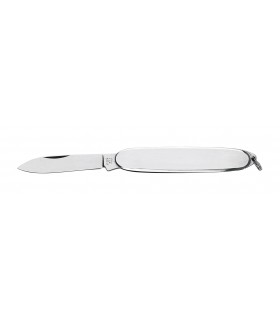 Fox Production 221 Couteau, lame acier 420, manche 8 cm inox,