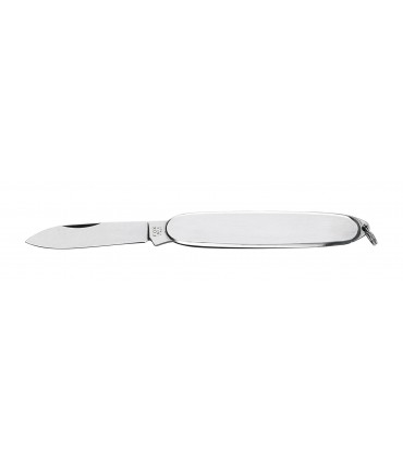Fox Production 221 Couteau, lame acier 420, manche 8 cm inox,