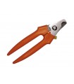 Manufacturer 2355 Pince à ongles pour chiens à ressort, 17 cm inox, branches plastique.