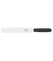 Victorinox 5.2603.20 Spatule de cuisine, lame flexible 20 cm inox, manche polypropylène noir.