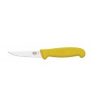 Victorinox 5.5108.10 Couteau saigner lapin, lame 10 cm inox, manche fibrox jaune.