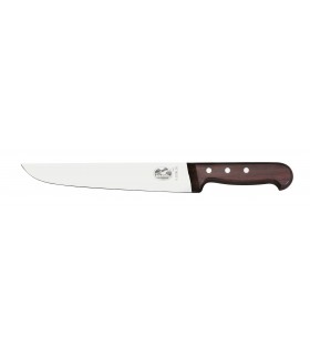 Victorinox 5.5200.36 Couteau de boucher, lame 36 cm inox, manche palissandre.