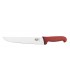 Victorinox 5.5201.28 Couteau de boucher, lame 28 cm inox, manche fibrox rouge.