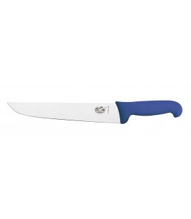 Victorinox 5.5202.36 Couteau de boucher, lame 36 cm inox, manche fibrox bleu.