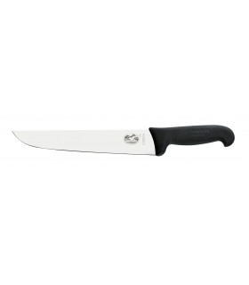 Victorinox 5.5203.23Couteau de boucher, lame 23 cm inox, manche fibrox noir.