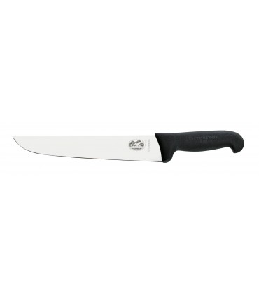 Victorinox 5.5203.36 Couteau de boucher, lame 36 cm inox, manche fibrox noir.