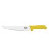 Victorinox 5.5208.18 Couteau de boucher, lame 18 cm inox, manche fibrox jaune.