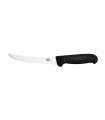 Victorinox 5.6503.15 Couteau désosser, lame 15 cm inox, dos renversé, manche fibrox noir.