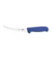 Victorinox 5.6612.12 Couteau désosser, lame étroite flexible 12 cm inox, dos renversé, manche fibrox bleu