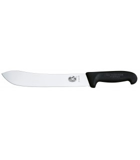 Victorinox  5.7403.36 Couteau boucher, lame pointe large 36 cm inox, manche fibrox noir.