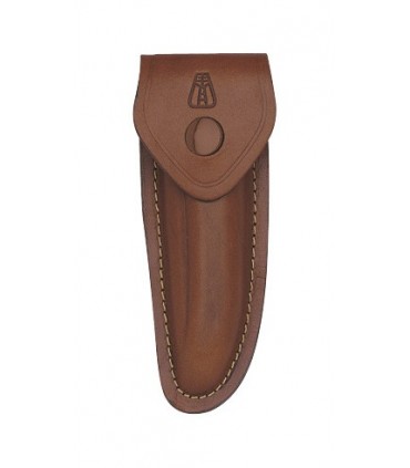 Pielcu 5211 Etui cuir marron avec passant permettant le port horiz, trans ou vertic pour Laguiole de 11 cm de manche.