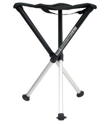 Walkstool 55.xl trépied  « COMFORT 55 » noir (pieds télesc.) sac de transport, lge surface assise. Ht : 55 cm - Ch : 225 kg.