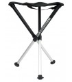 Walkstool 55.xl trépied  « COMFORT 55 » noir (pieds télesc.) sac de transport, lge surface assise. Ht : 55 cm - Ch : 225 kg.