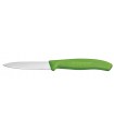 Victorinox 6.7606.l114 Boite de 20 Couteau office, lame 8 cm inox, pointe milieu, manche polypropylène vert.