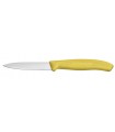 Victorinox 6.7606.l118 Boite de 20 Couteau office, lame 8 cm inox, pointe milieu, manche polypropylène jaune.