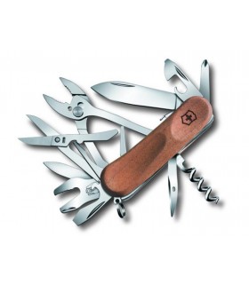 Victorinox 2.5221.s63 Couteau Evowood s 557, lame acier inox, manche 8,5 cm Bois Noyer