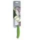 Victorinox 6.8526.17l4b Couteau Santoku, lame alvéolée 17 cm inox, manche polypropylène vert, sur carte.