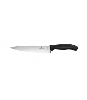 Victorinox 6.8503.17g Couteau Santoku, lame 17 cm inox, manche polypropylène noir, en boîte cadeau.