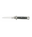 Manufacturer 6133 Couteau automatique, lame inox, manche 18 cm corne, mitre basculante.