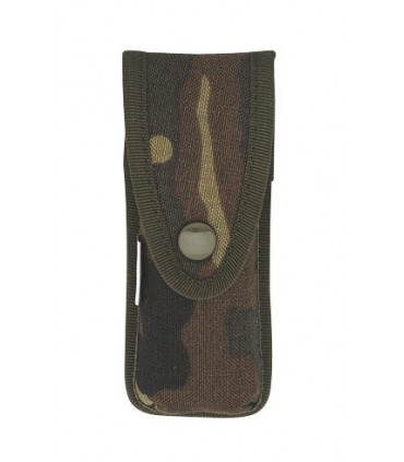 Pielcu 6331 Etui toile camouflée, réglable (double pression) pour couteaux de 12/13 cm de manche.