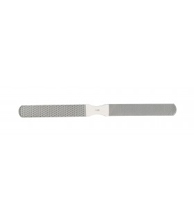 Manufacturer 6617 Lime-râpe à cors, rigide, double (4 faces), 15 cm, inox.