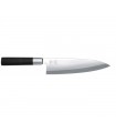 Kaï 6710.d Couteau Wasabi black Couteau Deba, lame 10,5 cm, manche  Polypropylène Noir