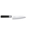 Kaï 6716.s Couteau Wasabi black Santoku, lame 16,5 cm, manche  Polypropylène Noir